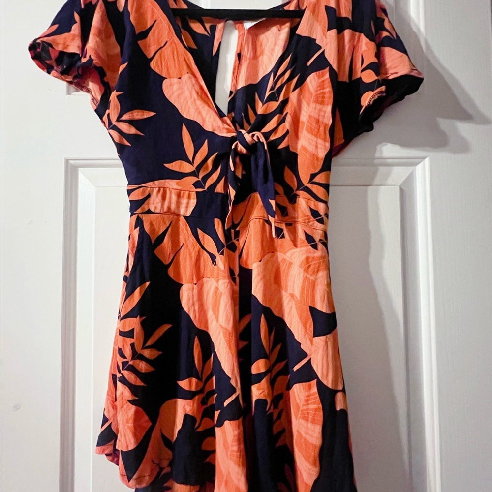 Ava Sky/Fighting Eel Romper Kiwi